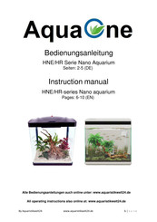 AquaOne Nano HR Series Instruction Manual