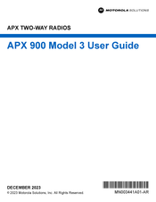 Motorola solutions APX 900 3 User Manual
