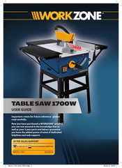 Workzone WZTS 1701 EX AUS User Manual