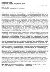 Palmako FRY34-4232-1 Installation Manual