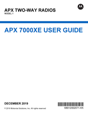 Motorola APX 7000XE 1 User Manual