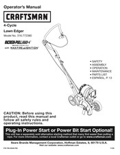 Sears CRAFTSMAN 316.772380 Operator's Manual