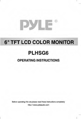 Pyle PLHSG6 Operating Instructions Manual