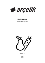 arcelik Multimode 2205 J Instructions For Use Manual