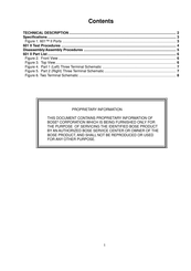 Bose 601 Series II Manual