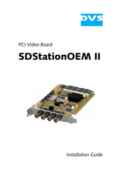 DVS SDStationOEM II Installation Manual