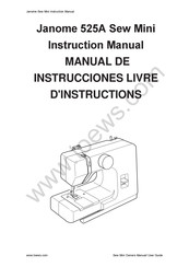 Janome 525A Sew Mini Instruction Manual