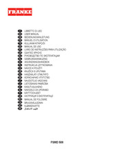 Franke FSMD 508 User Manual