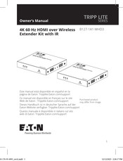 Eaton TRIPP LITE B127-1A1-WHD3 Owner's Manual