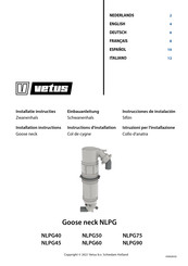 Vetus NLPG45 Installation Instructions Manual