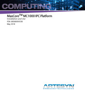 Artesyn Embedded Technology MaxCore MC1000 Installation And Use Manual