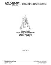 Malabar 714A Operation & Service Manual
