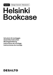 Desalto Caronni + Bonanomi Helsinki Bookcase Assembly Instruction Manual