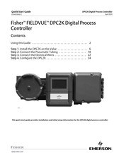 Emerson Fisher FIELDVUE DPC2K Quick Start Manual