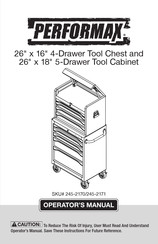 Performax 245-2170 Operator's Manual