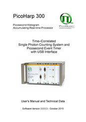 PicoQuant PicoHarp 300 User Manual And Technical Data