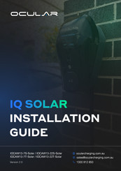 Ocular IQ SOLAR IOCAW13-22T-Solar Installation Manual