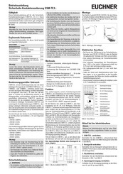 EUCHNER ESM-TE3 Series Operating Instructions Manual
