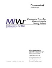 Diversatek Healthcare MiVu MI-CAB-02 Instructions For Use Manual