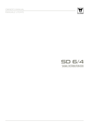 TT+ AUDIO SD 6/4 Owner's Manual