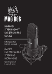 MAD DOG LIVE STREAM PRO GMC302 Operating Manual