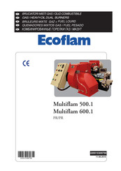 Ecoflam Multiflam 600.1 PR Installation And Operation Instruction Manual