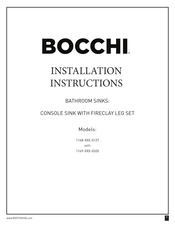 BOCCHI LAVITA 1169-0320 Series Installation Instructions Manual
