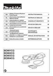 Makita BO001CG Instruction Manual