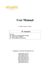 Neware CE-6000A User Manual
