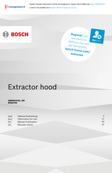 Bosch DBB96AF60 Information For Use