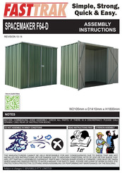 FASTTRAK SPACEMAKER F64-D Assembly Instructions Manual
