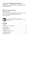 Invacare CS600 Instruction Sheet