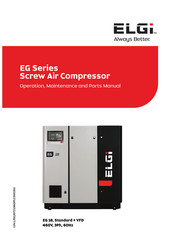 ELGi EG 250 Operation, Maintenance And Parts Manual