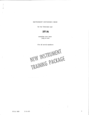 Tektronix 4S1 Instrument Reference Book