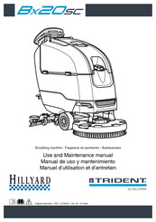 Hillyard TRIDENT Bx20SC Use And Maintenance Manual