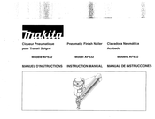 Makita AF632 Instruction Manual