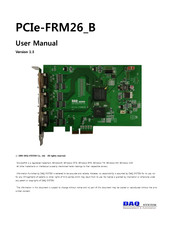 DAQ system PCIe-FRM26-B User Manual
