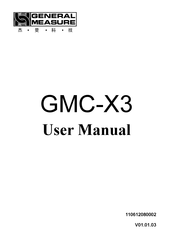 General Measure GMC-X3 User Manual