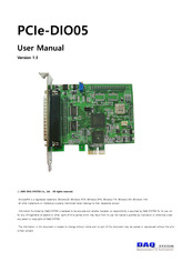DAQ system PCIe-DIO05 User Manual