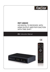FONESTAR RDT-896HD Instruction Manual