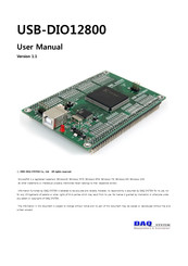 DAQ system USB-DIO12800 User Manual