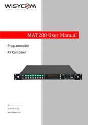 WisyCom MAT244 User Manual