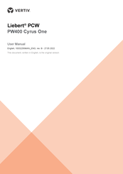 Vertiv Liebert PCW PW400 User Manual