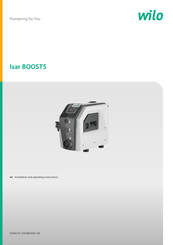 Wilo Isar BOOST5 Installation And Operating Instructions Manual