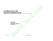 Cutler-Hammer PanelMate 1000 Series Hardware Installation Manual