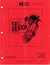 Data East HOOK Instruction Manual
