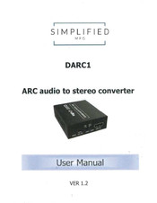 Simplified MFG DARC1 User Manual