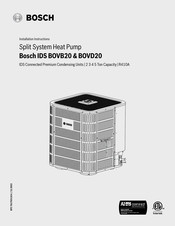 Bosch IDS BOVD20 Installation Instructions Manual