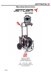 OPTRONIC JetCam 40 Pro Operating Instructions Manual