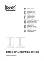 Black & Decker BXTO901E Instructions For Use Manual